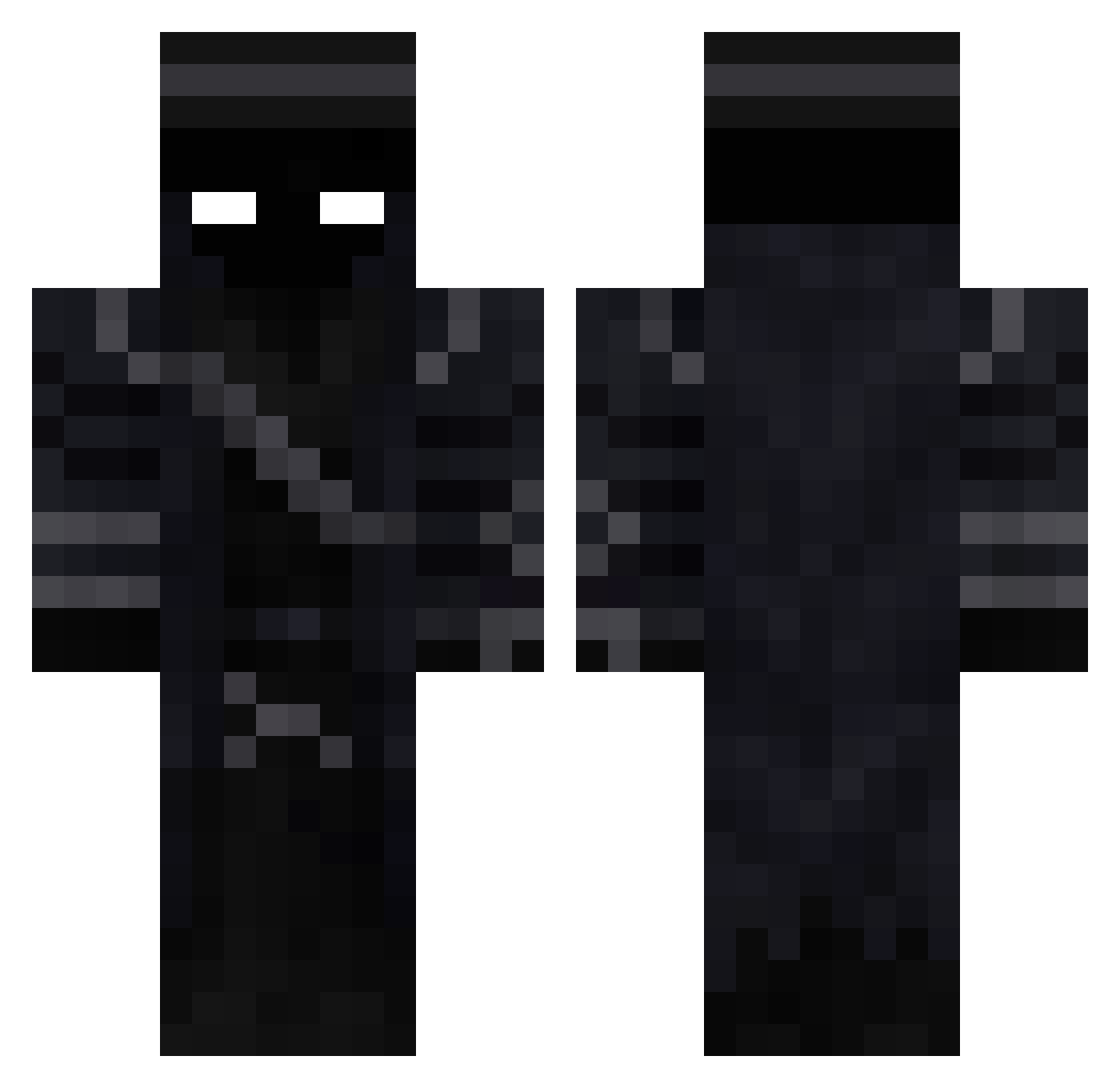 blakethegoate Minecraft skin, front and back view