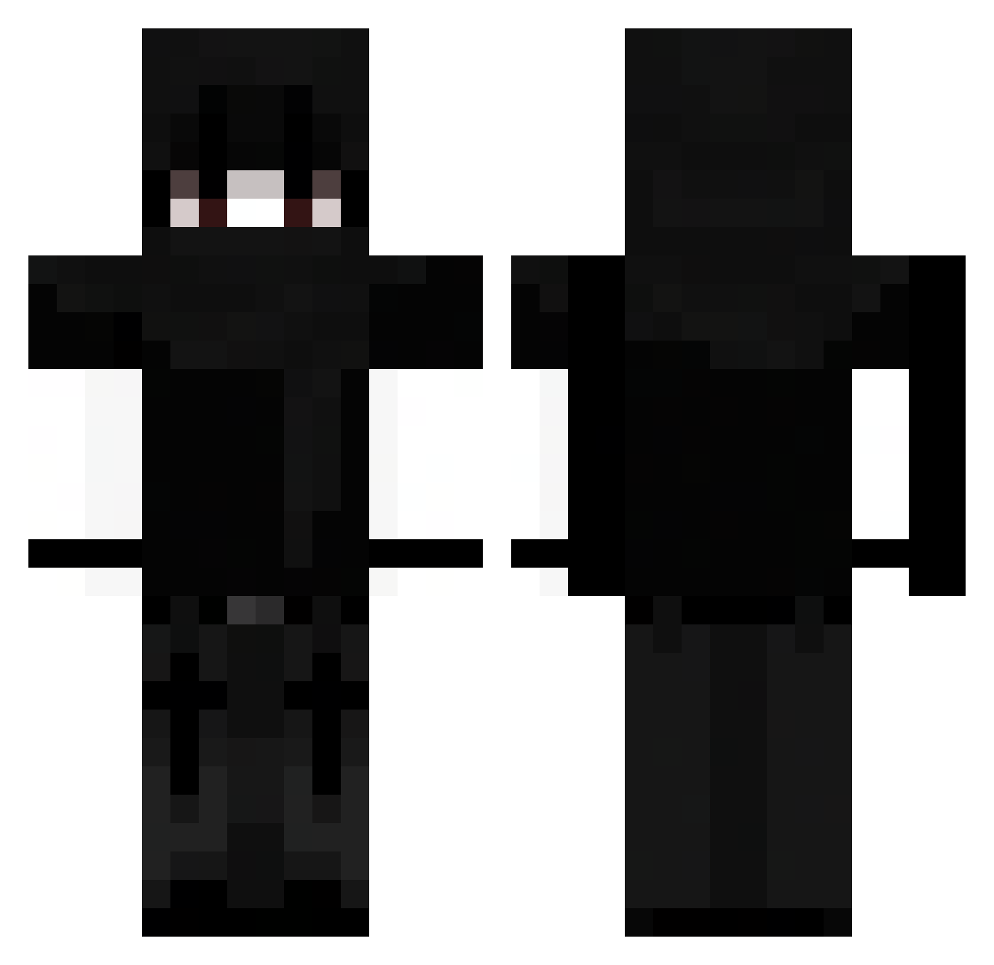 uyhs Minecraft skin, front and back view