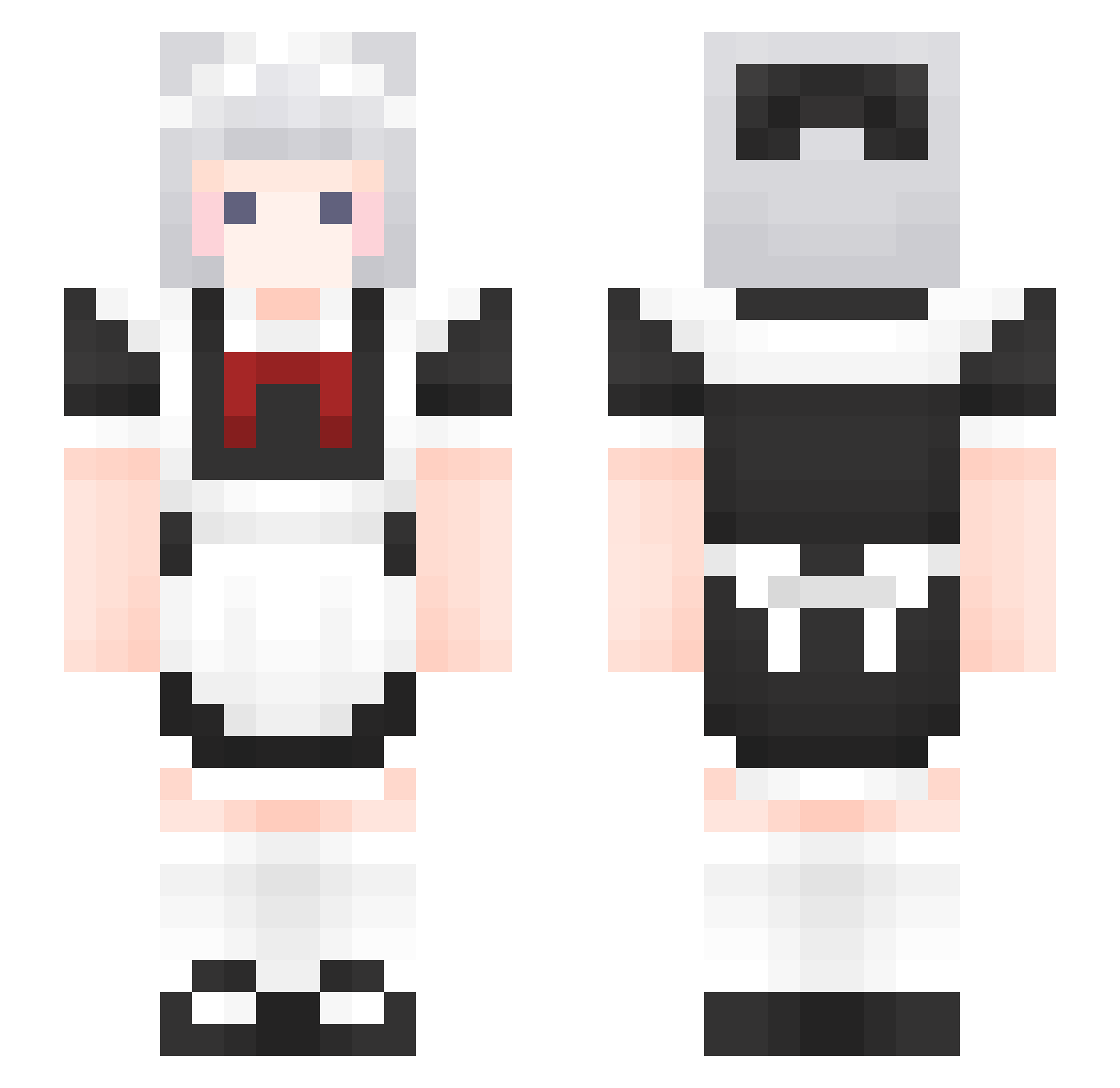 lani08 Minecraft skin, front and back view