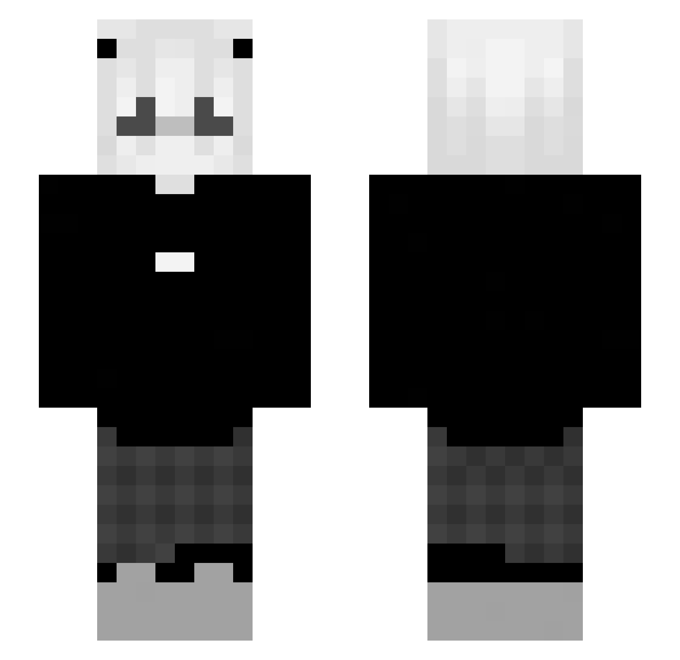 Roymen_sukuna Minecraft skin, front and back view