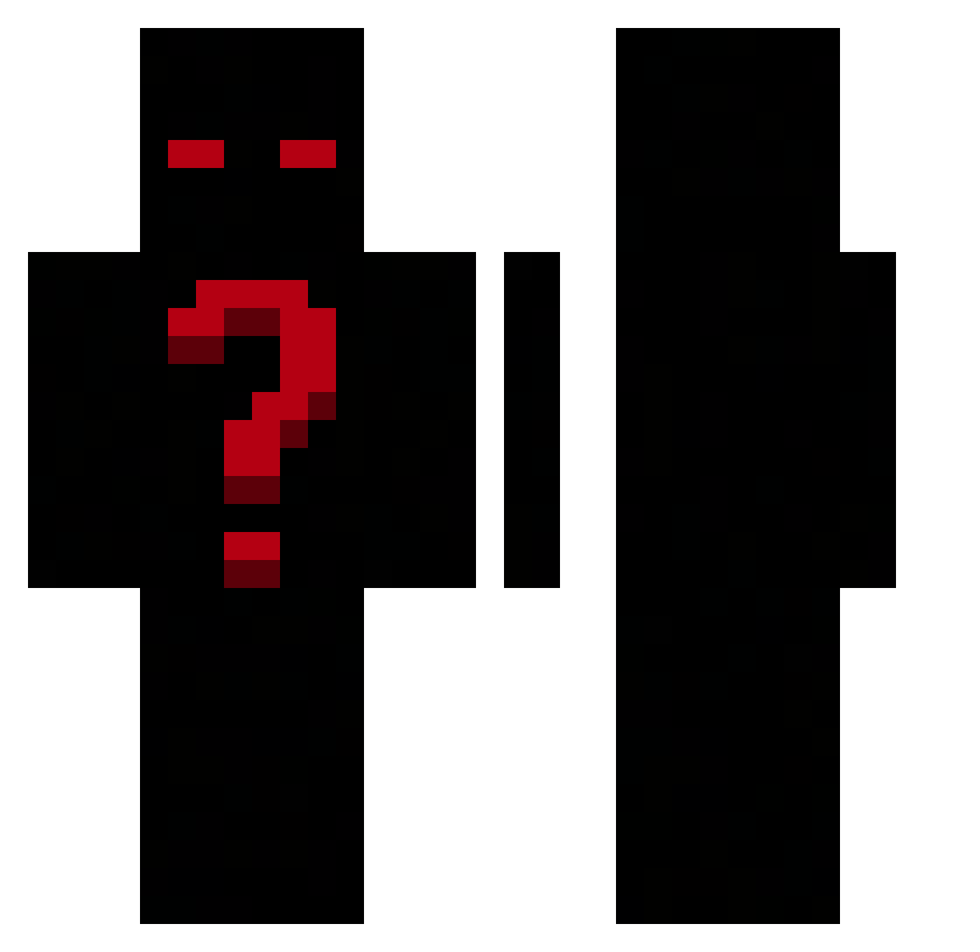 XPG4merPT Minecraft skin, front and back view