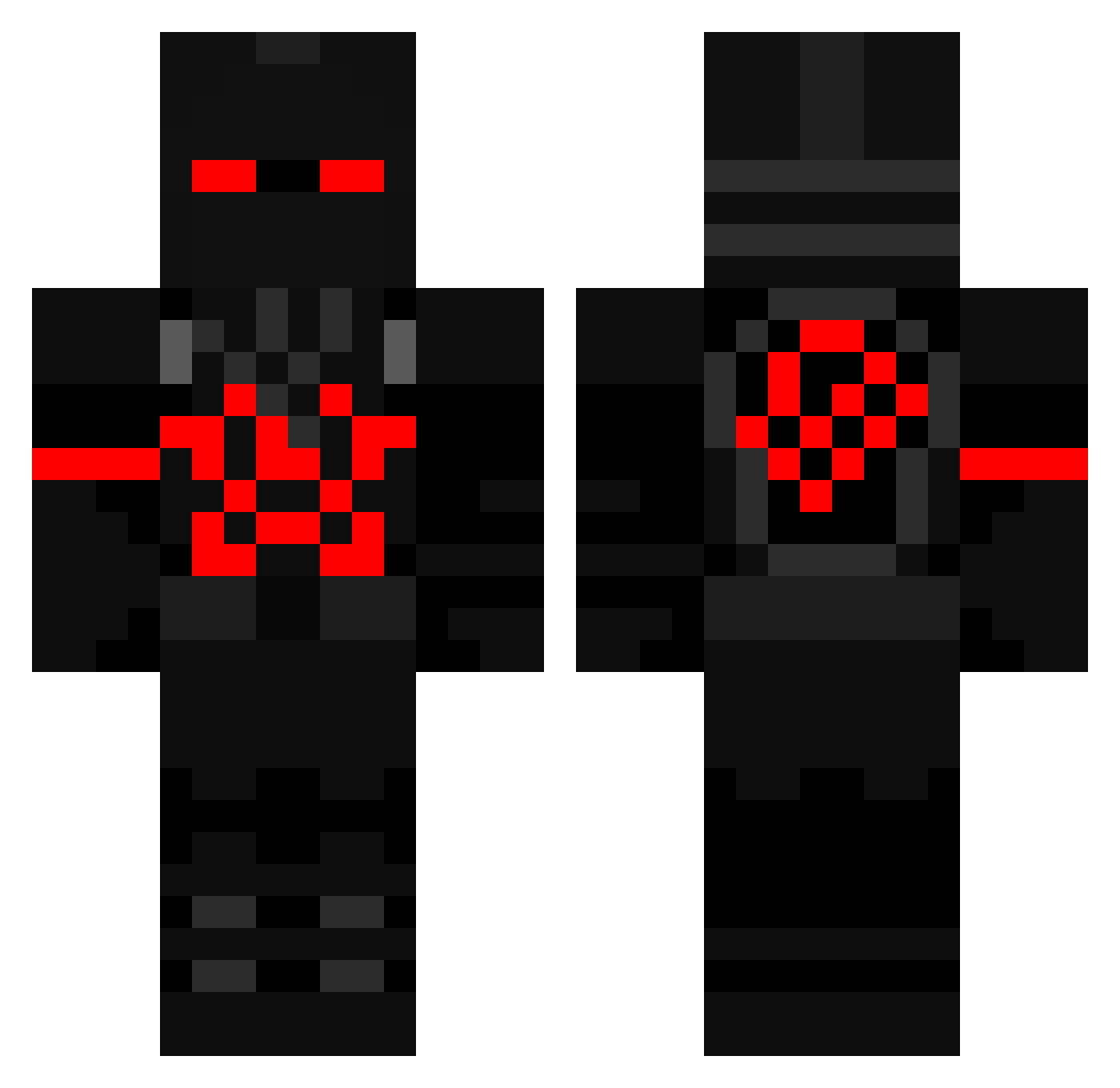 tankmane420 Minecraft skin, front and back view