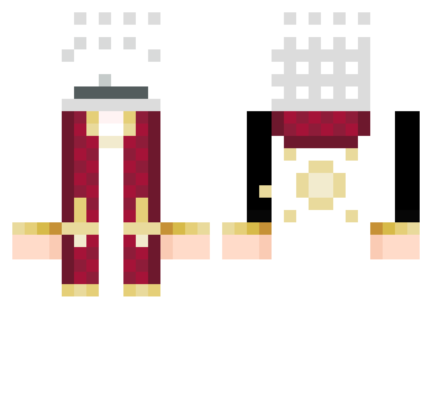 wxsted_67 Minecraft skin, front and back view