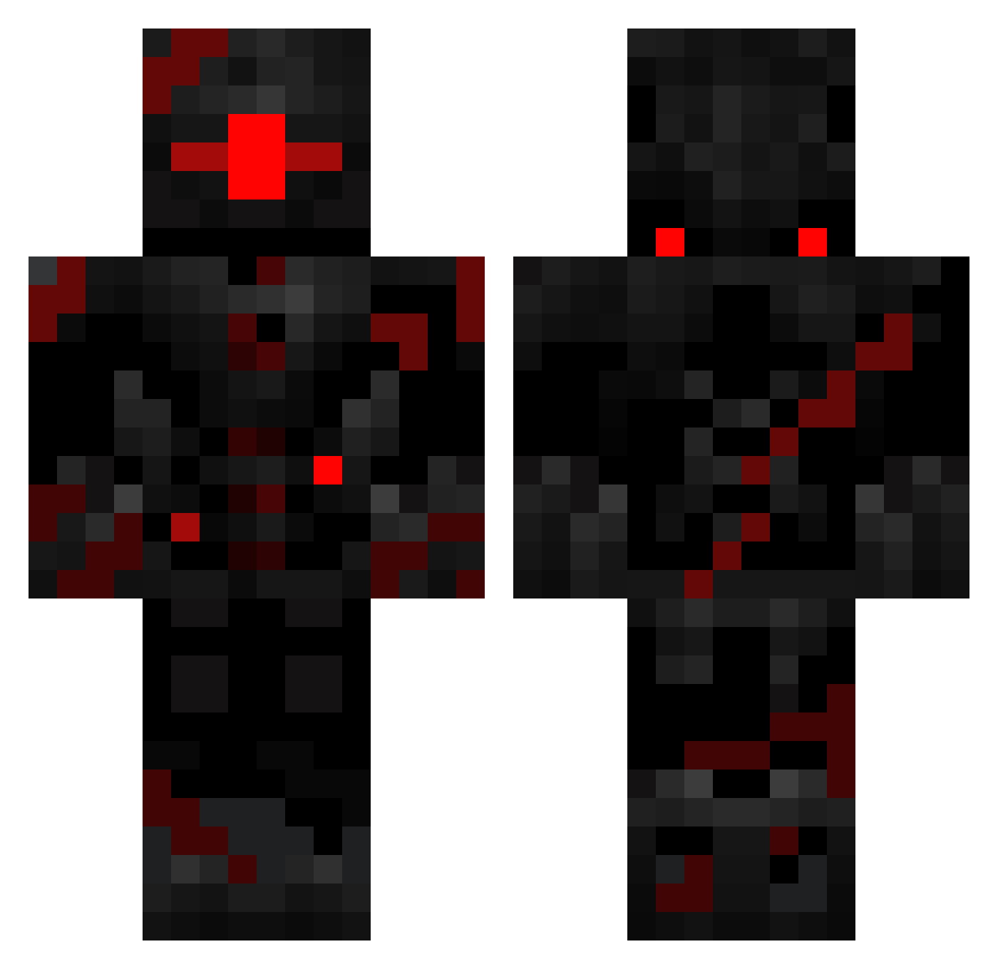 Killer_Rex99 Minecraft skin, front and back view