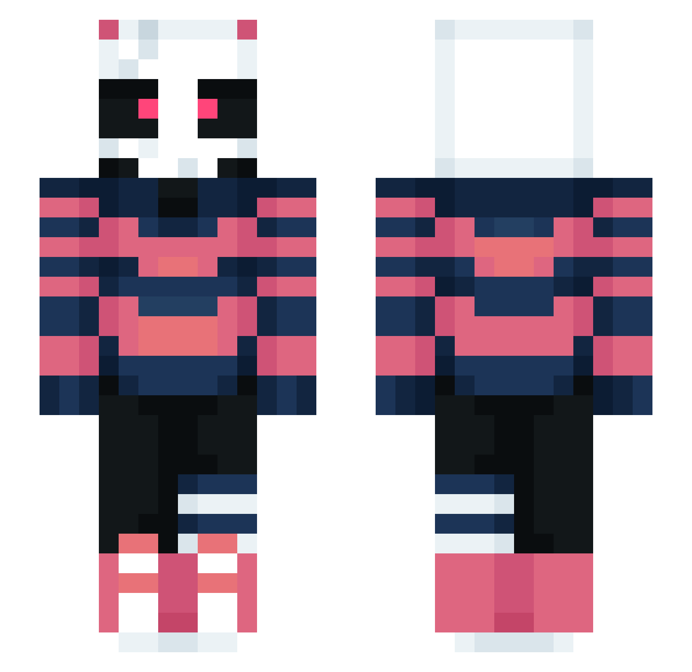 Yeah_Nice Minecraft skin, front and back view