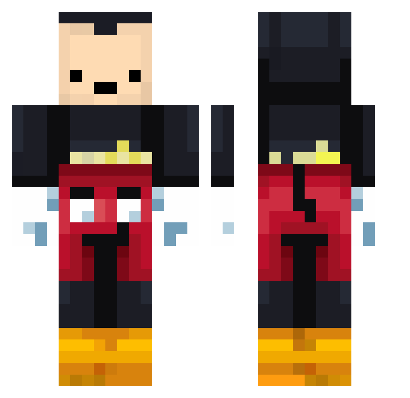 Brawl_Bros Minecraft skin, front and back view