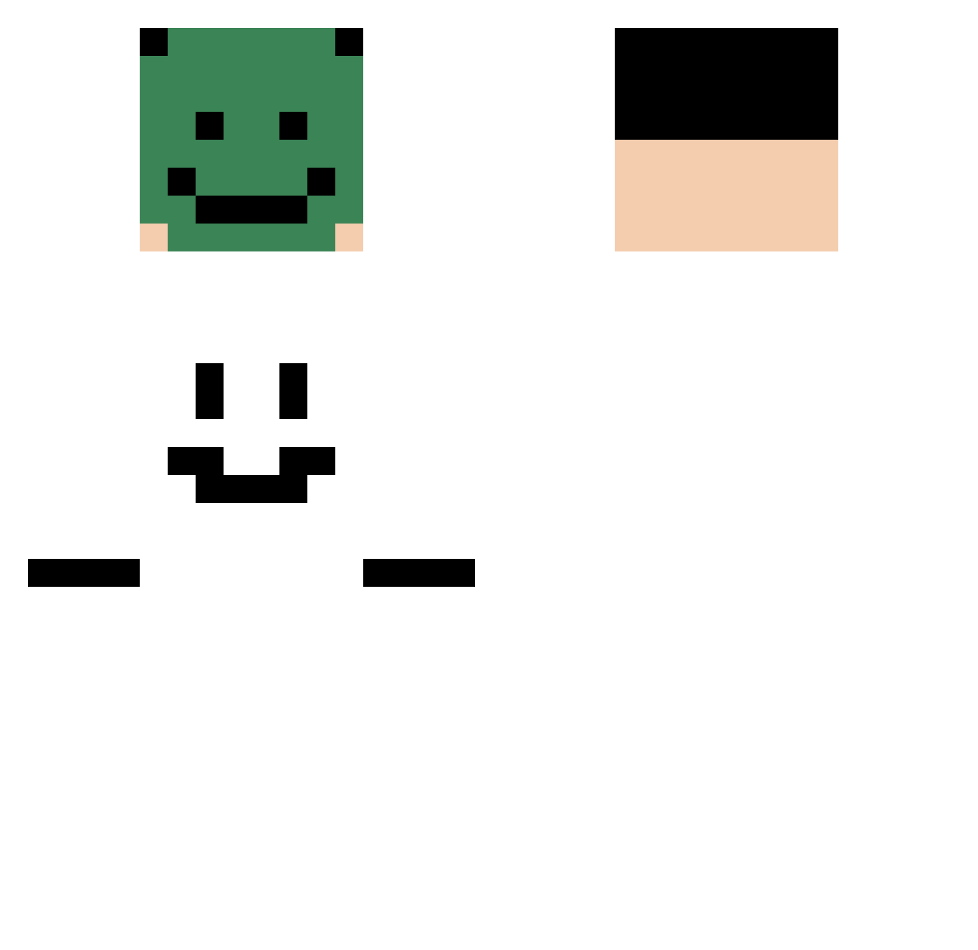 ydgtadgg Minecraft skin, front and back view