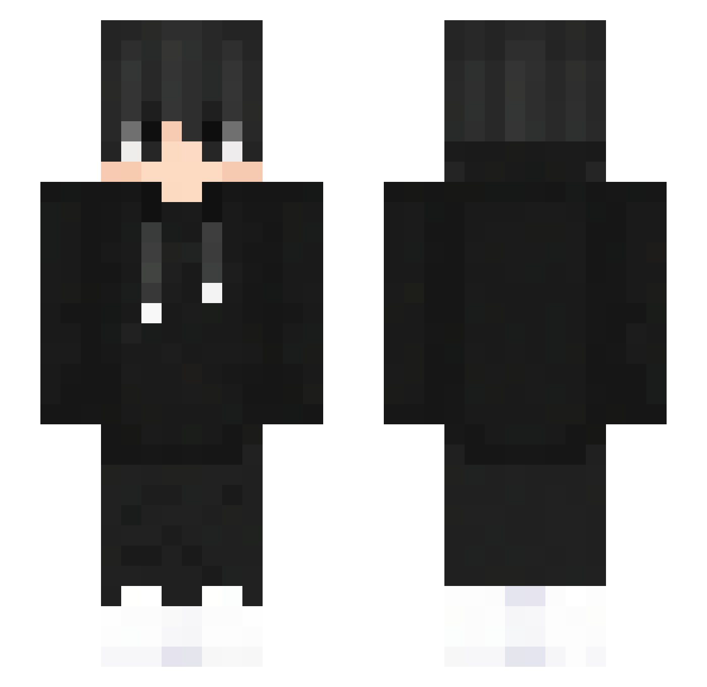 C4dy Minecraft skin, front and back view