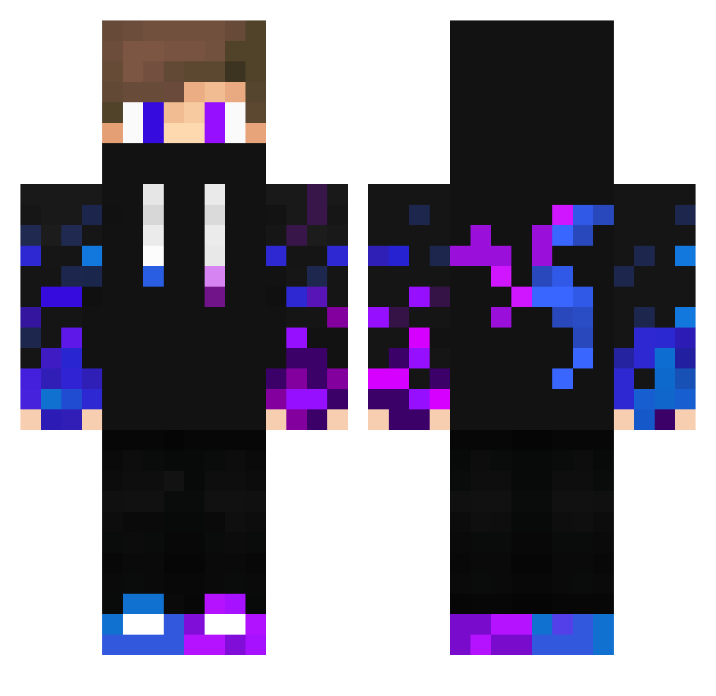 tanger_13 Minecraft skin, front and back view