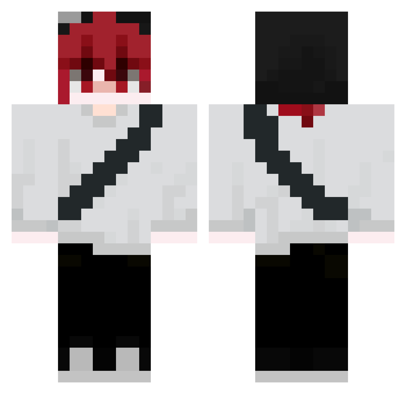 _ket_ Minecraft skin, front and back view