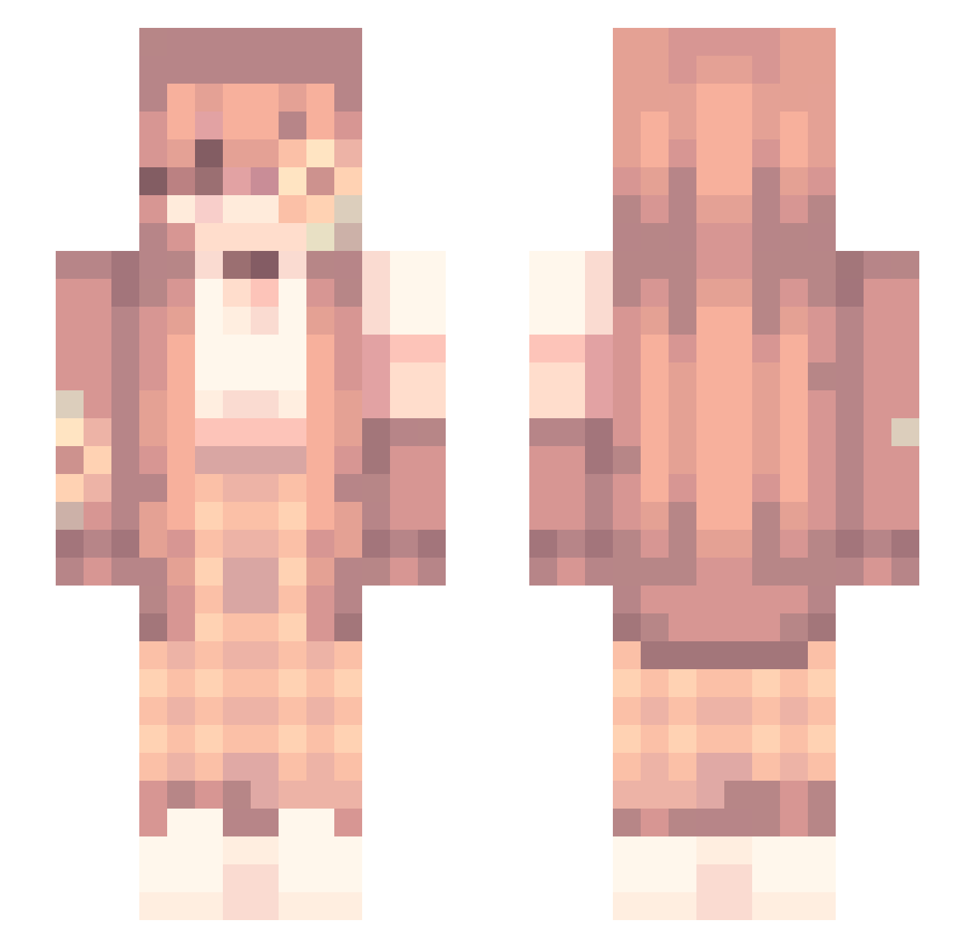 TurtlesdoHurdles Minecraft skin, front and back view