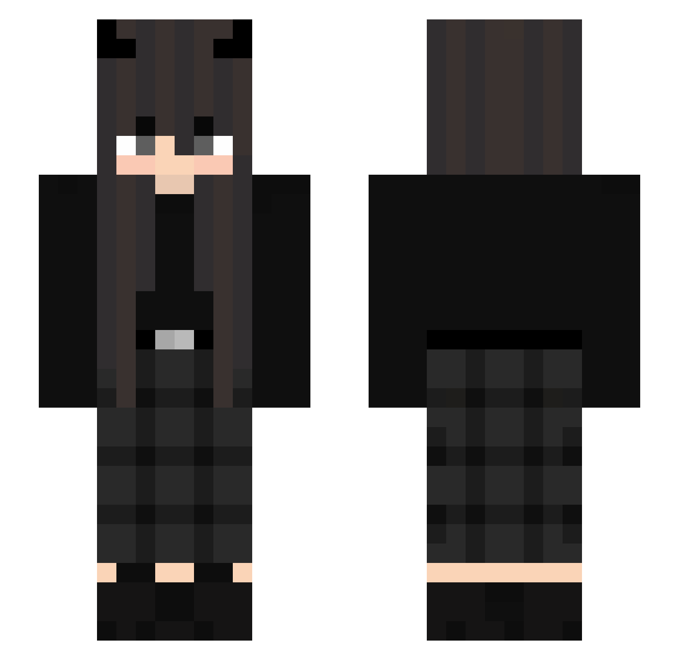 vojtii Minecraft skin, front and back view