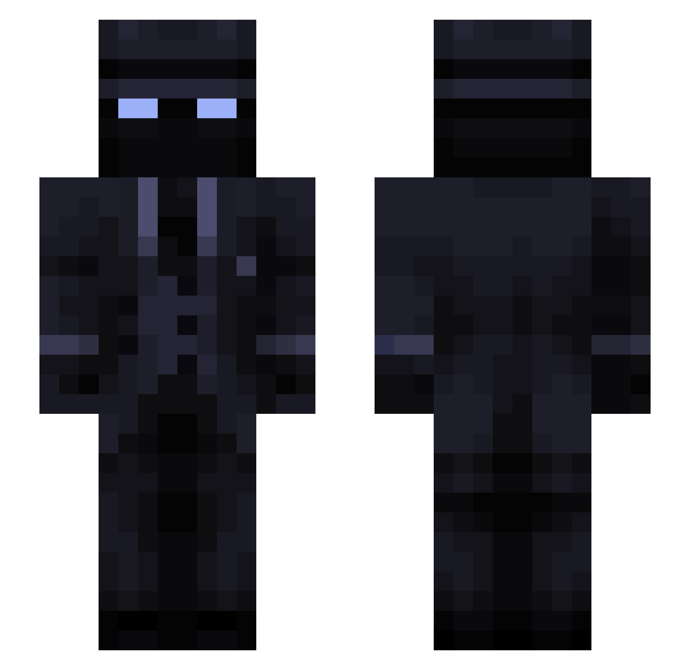 Frogin_ Minecraft skin, front and back view