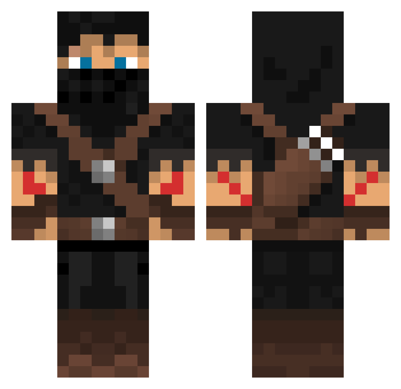 marcuz2k2k Minecraft skin, front and back view
