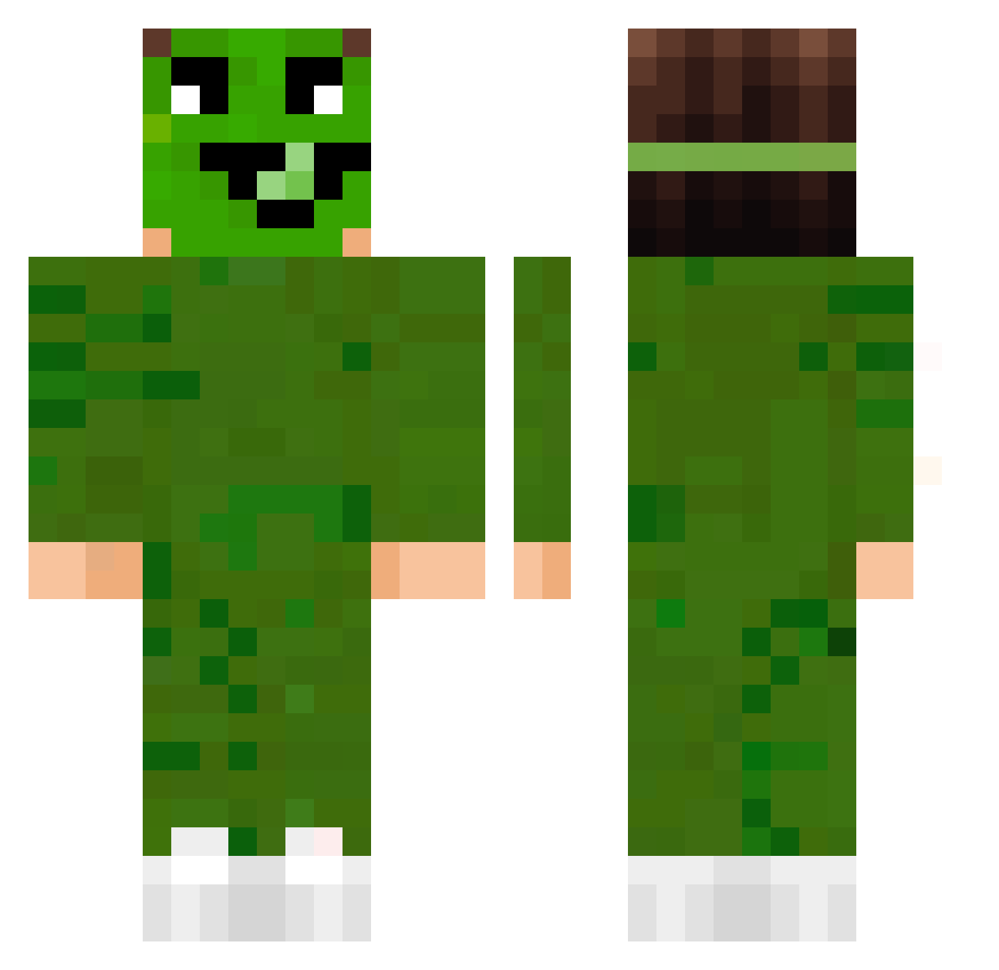 hot_malpiszon Minecraft skin, front and back view