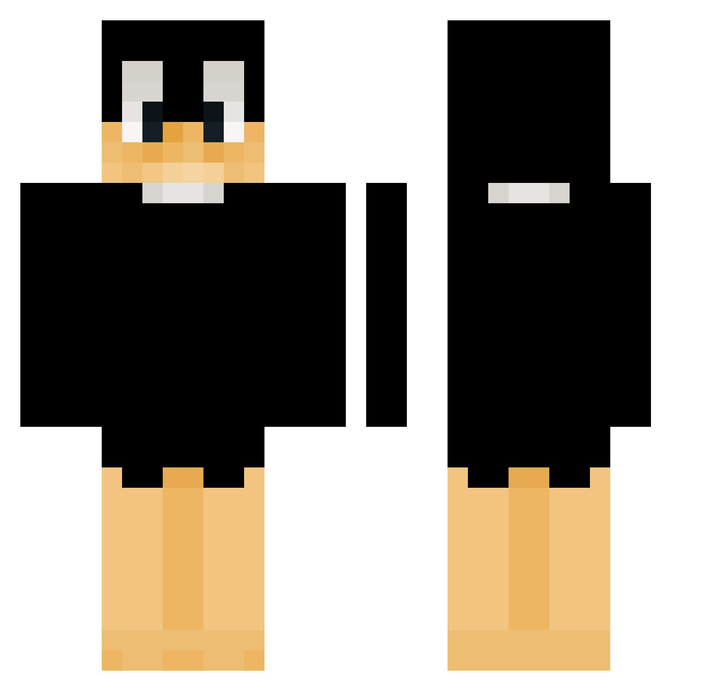 Patriot_209 Minecraft skin, front and back view