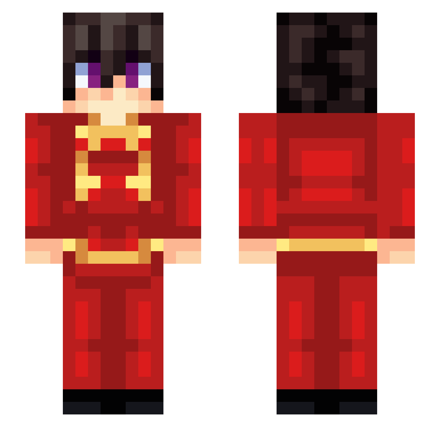 walimnieto Minecraft skin, front and back view