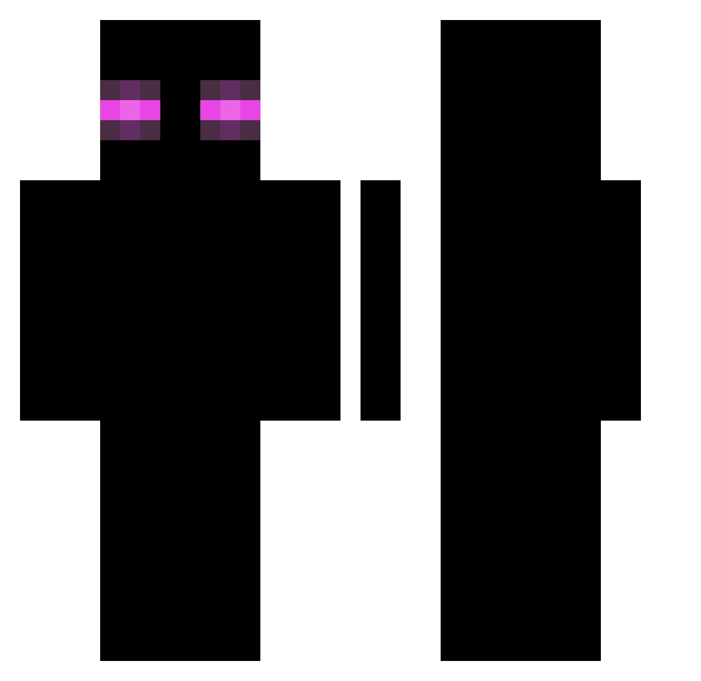 Robinsoon97 Minecraft skin, front and back view