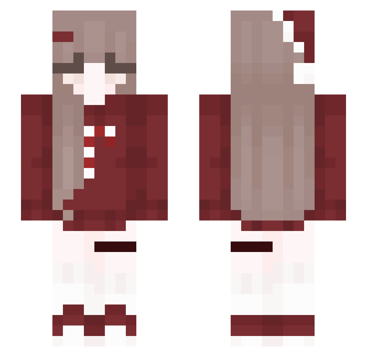 NoodlesSoop - candy cane Minecraft skin