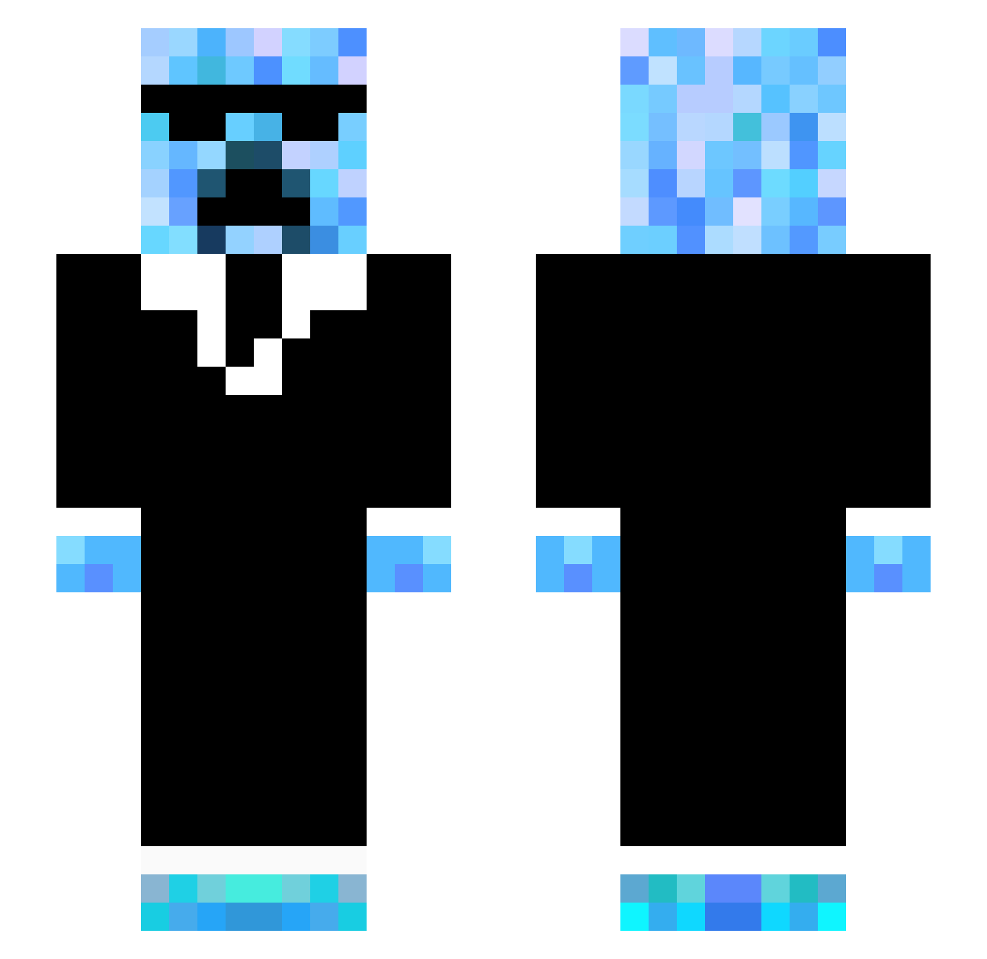 _MUHYUN Minecraft skin, front and back view