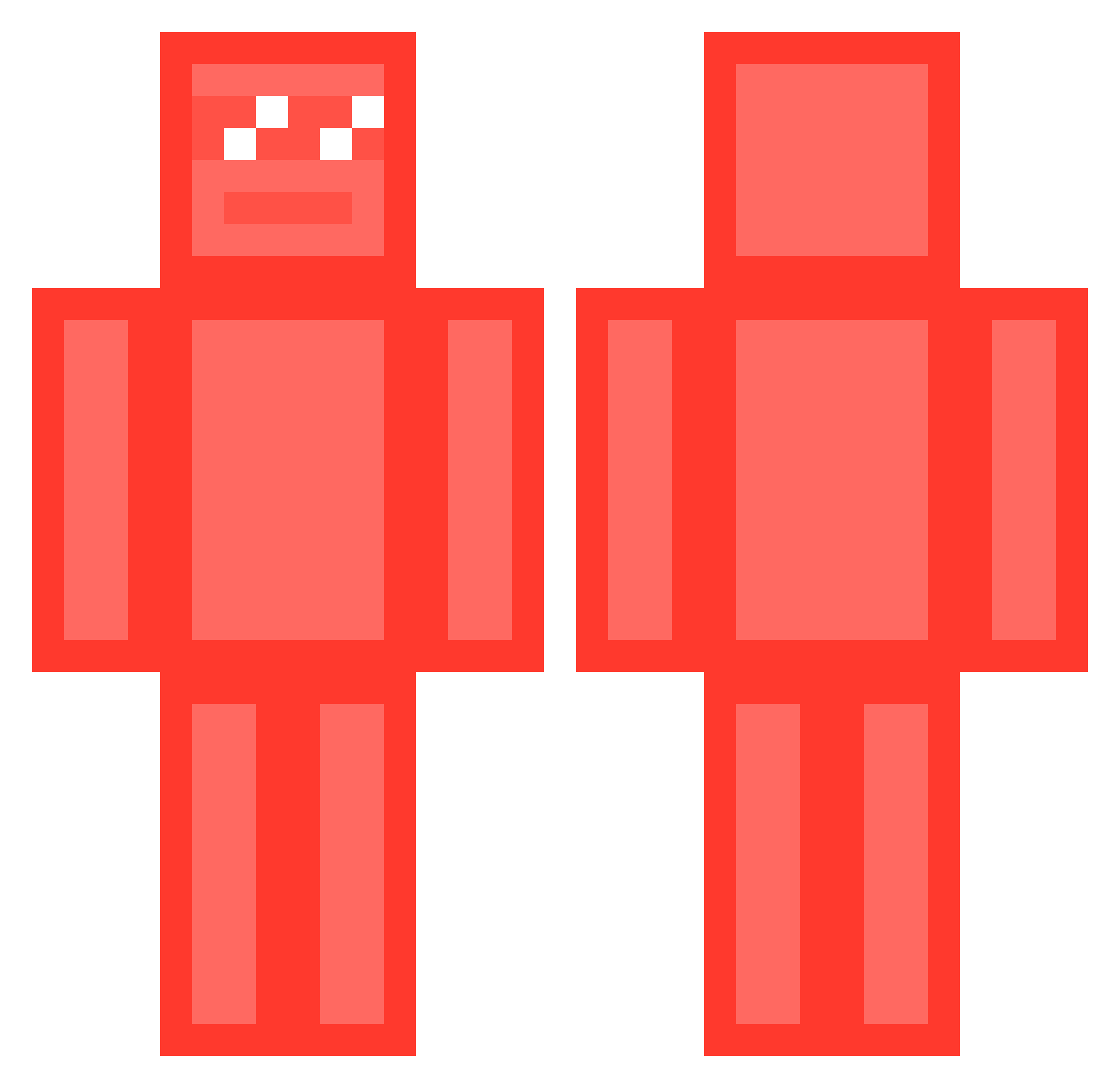 sunshineD0411 Minecraft skin, front and back view