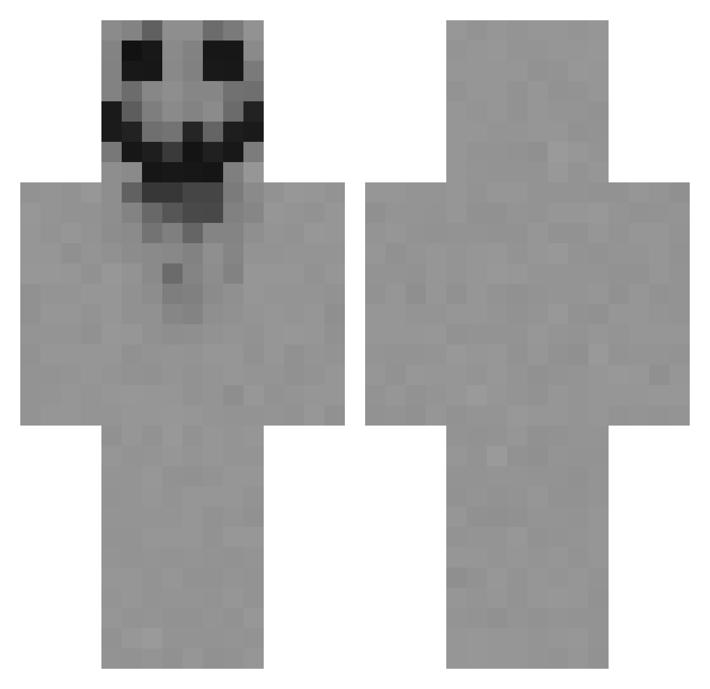 JCBoulgour Minecraft skin, front and back view