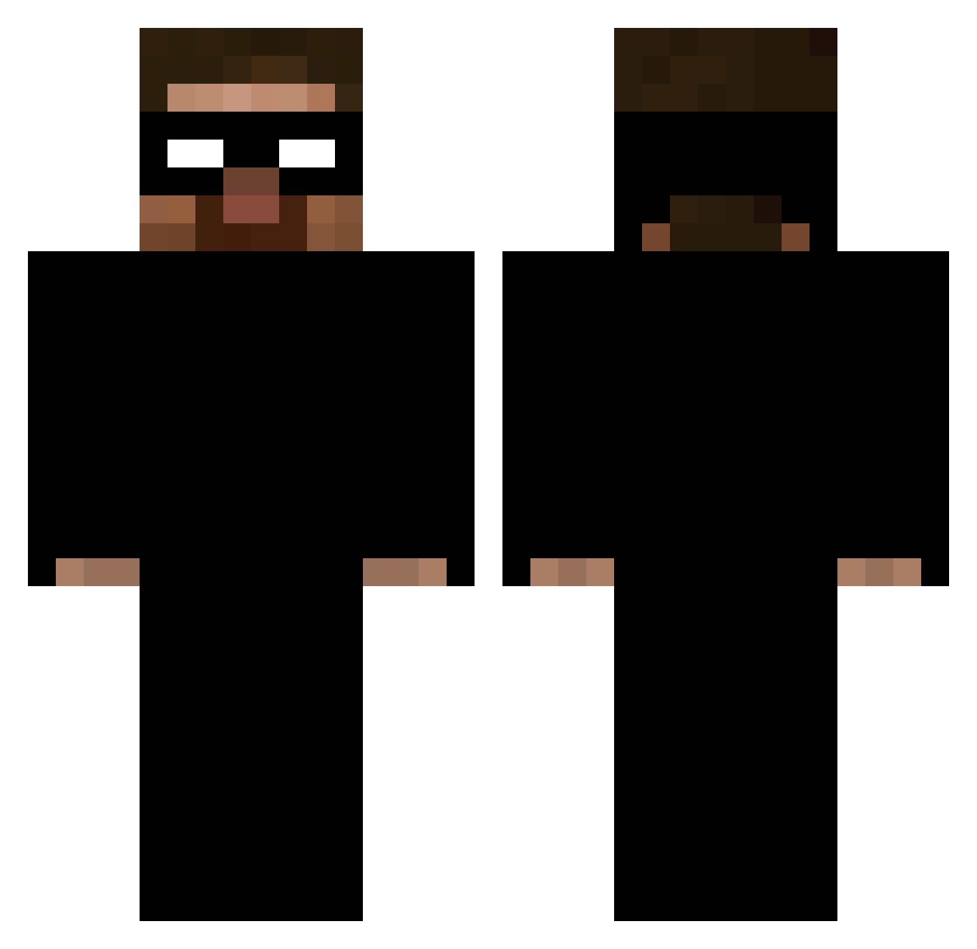 kopereq_ Minecraft skin, front and back view
