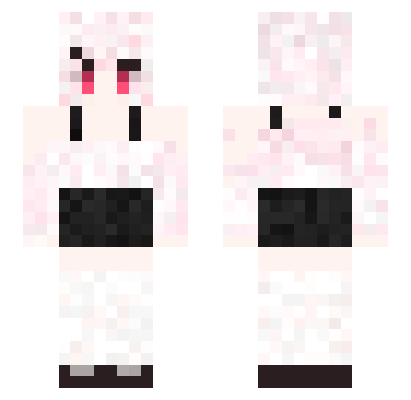 Tan_ni Minecraft skin, front and back view