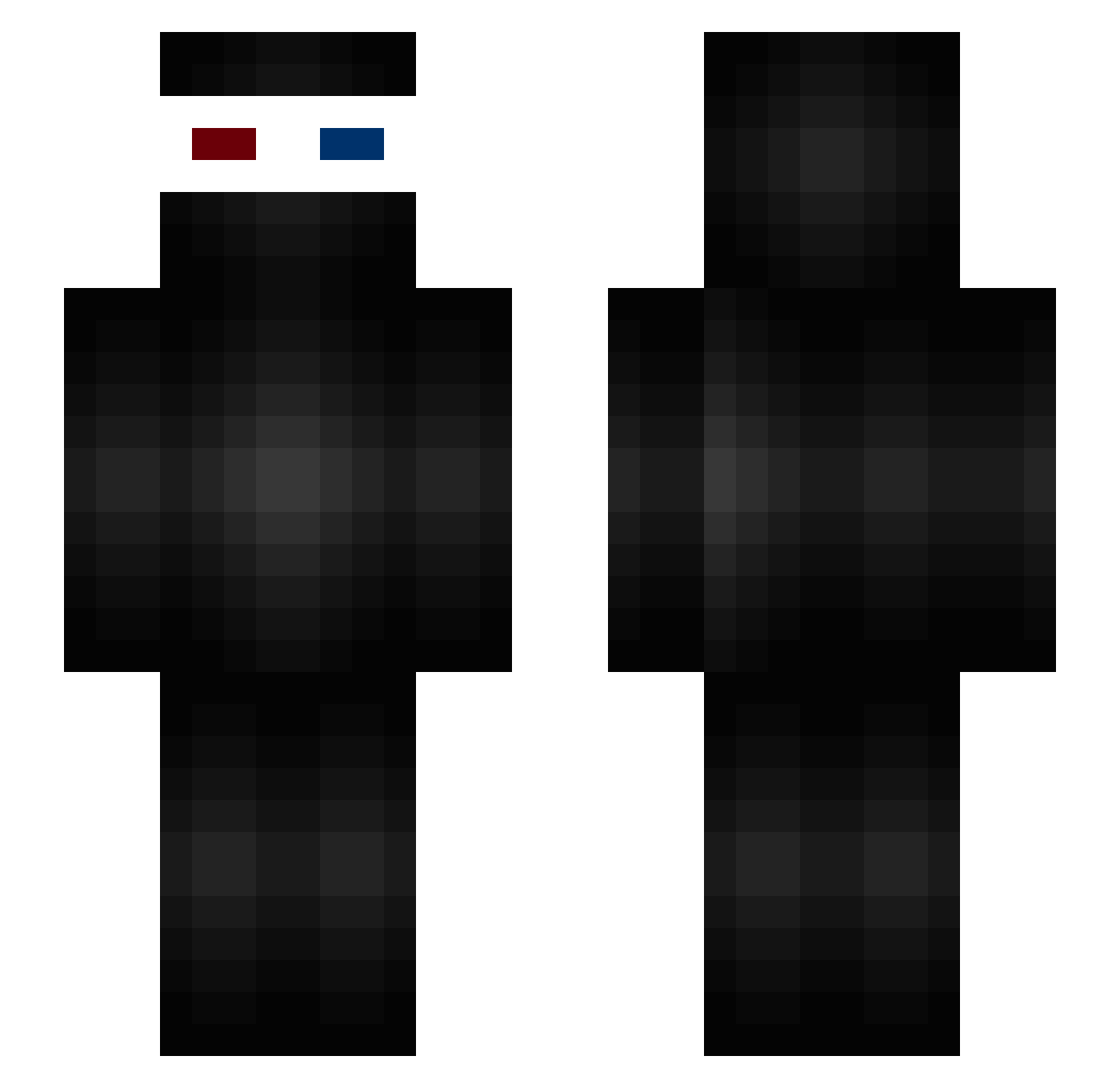 cnguswjd Minecraft skin, front and back view