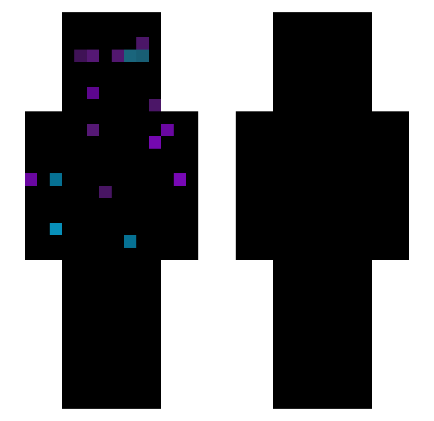 mbrown919 Minecraft skin, front and back view