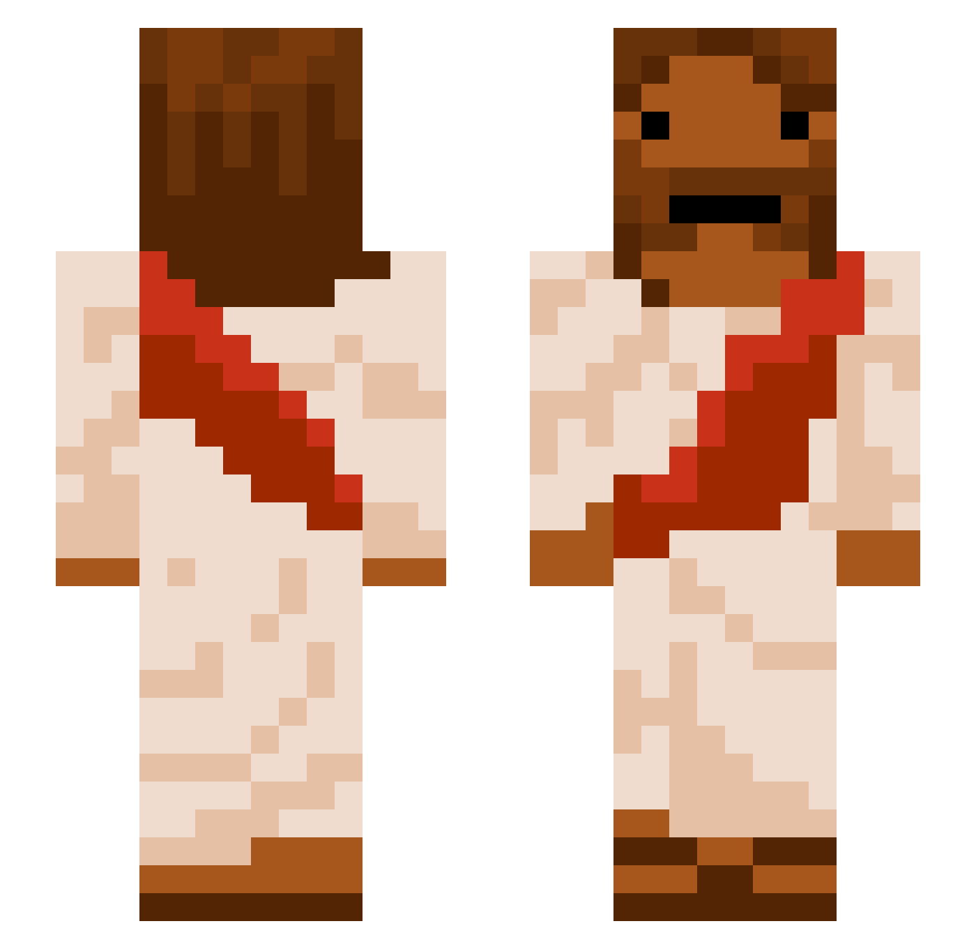 WheatThinn_ Minecraft skin, front and back view