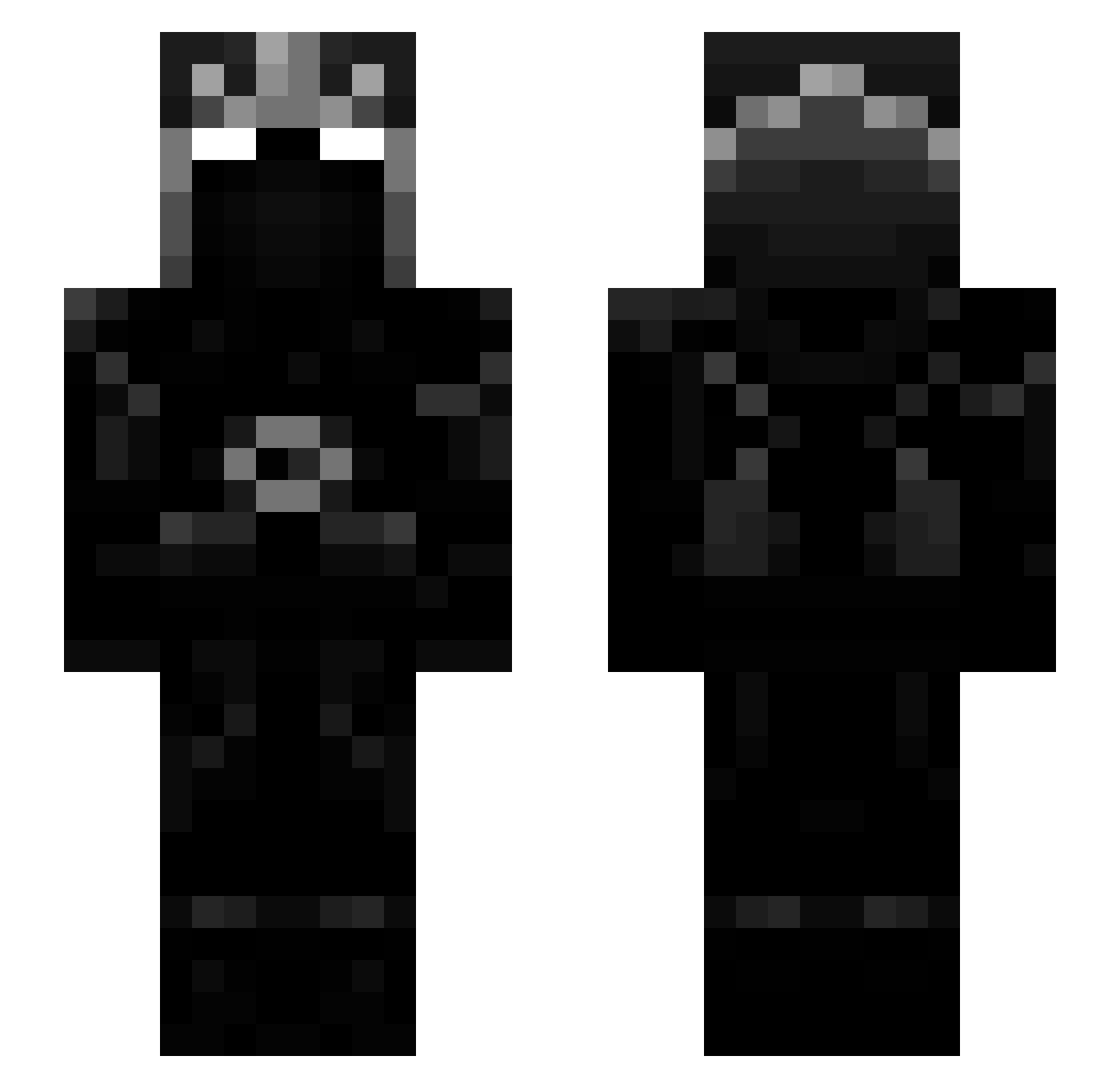 gohan67wasalolxd Minecraft skin, front and back view