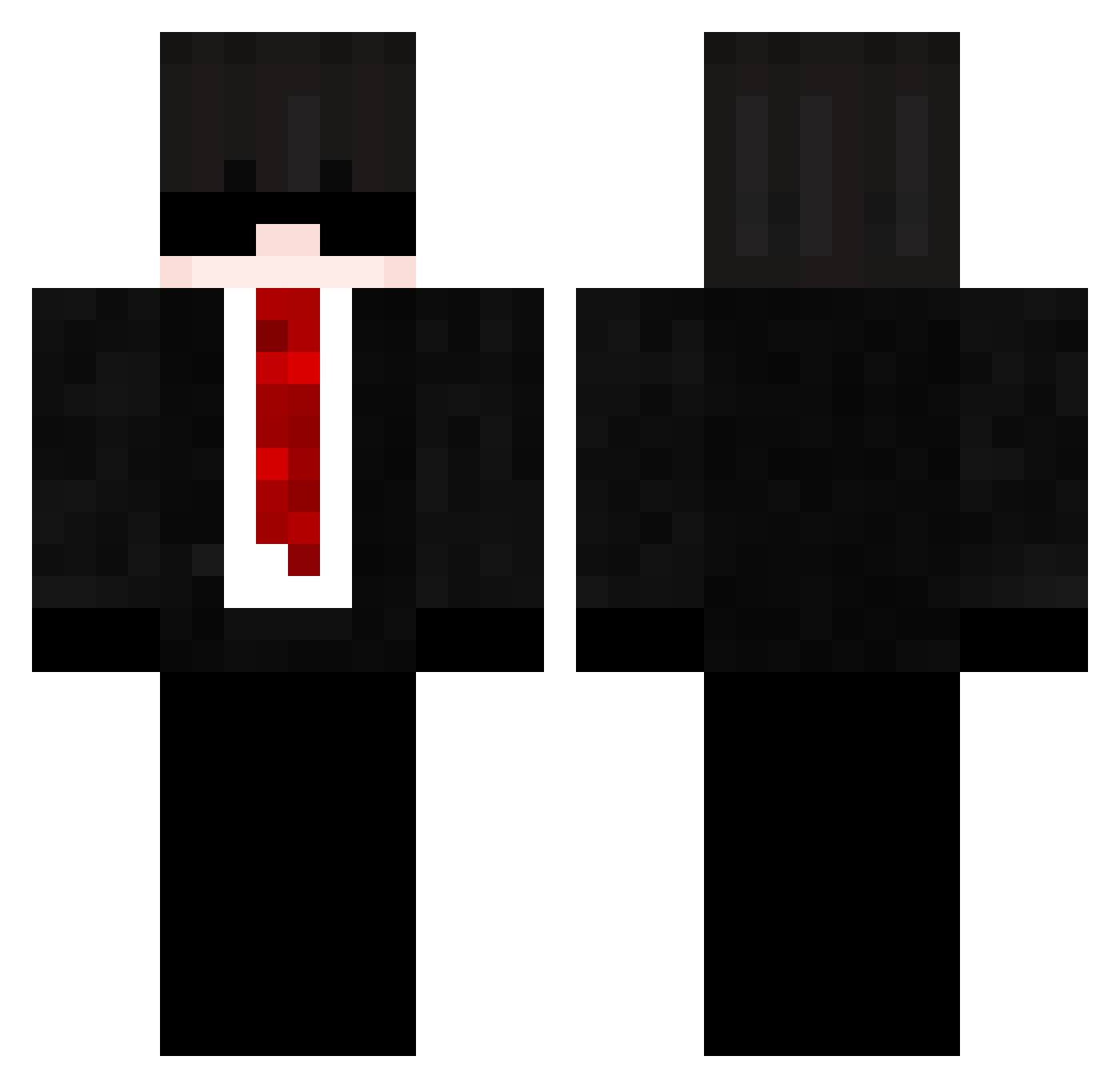 rybaa18 Minecraft skin, front and back view