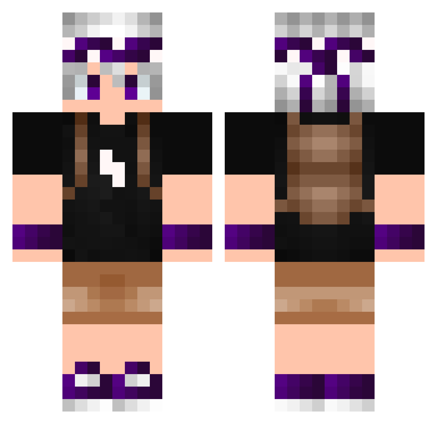 yPedroTank_ Minecraft skin, front and back view