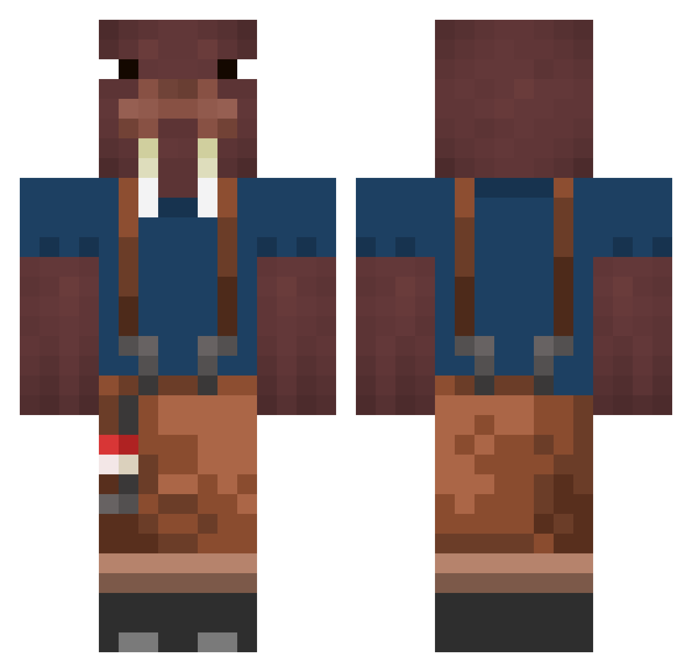 zern_o Minecraft skin, front and back view