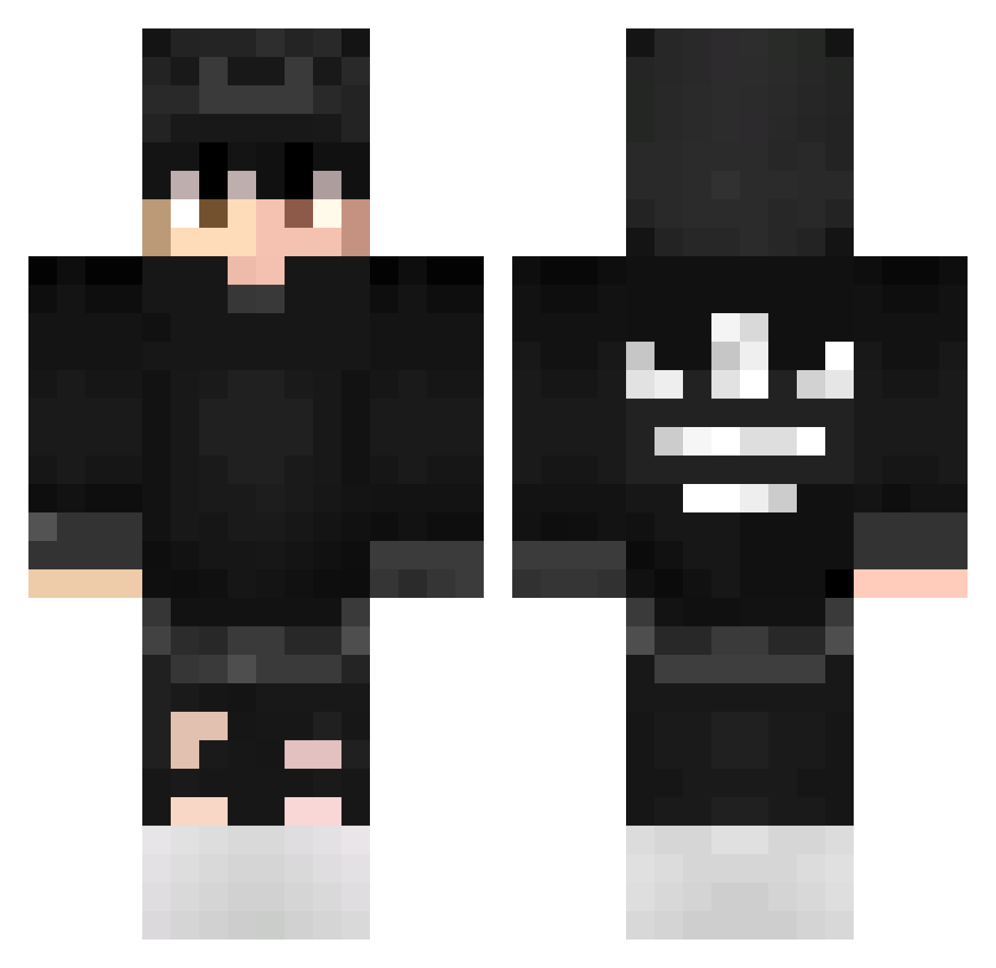TM__15 Minecraft skin, front and back view