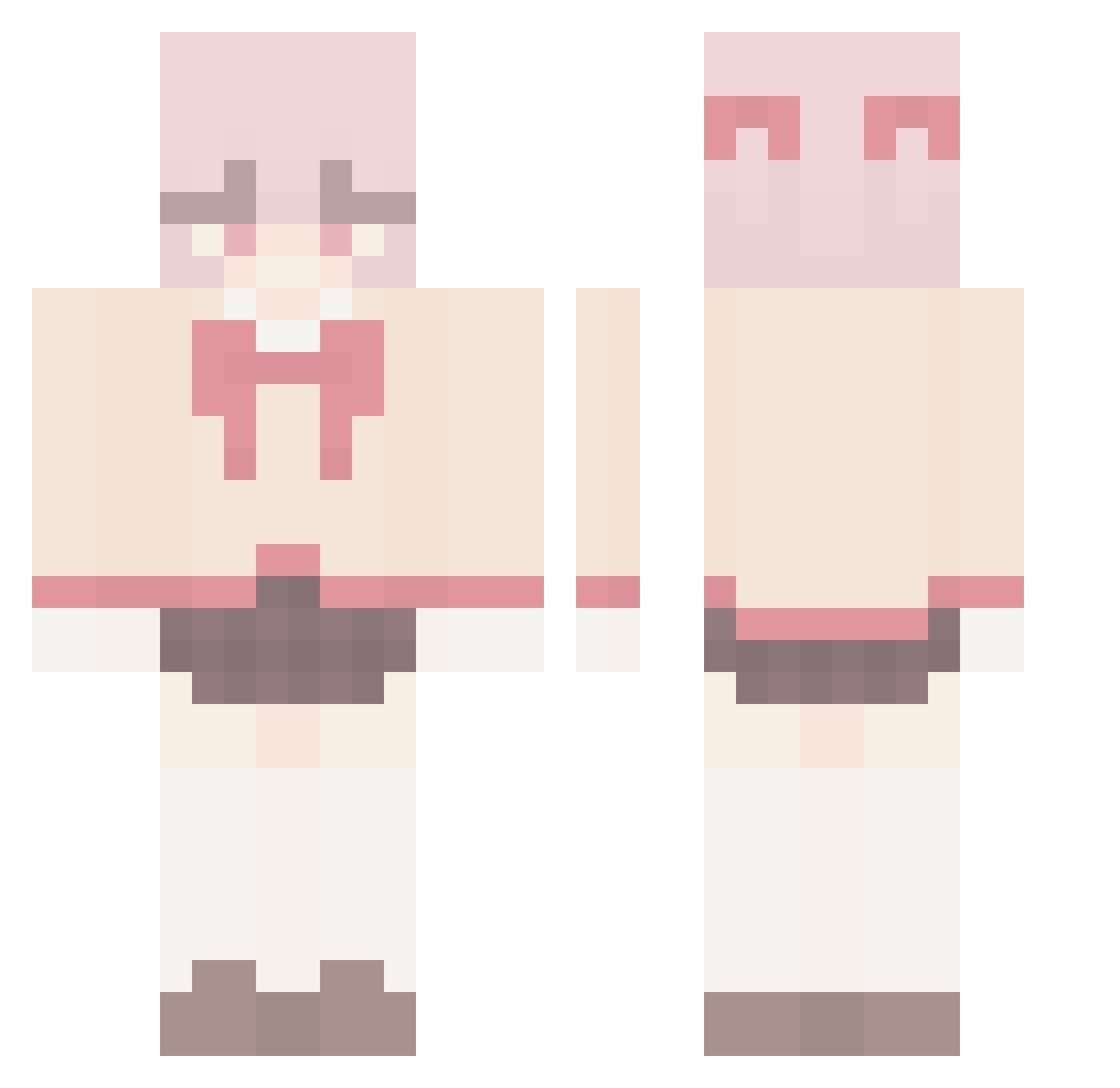 spacejunk_b Minecraft skin, front and back view