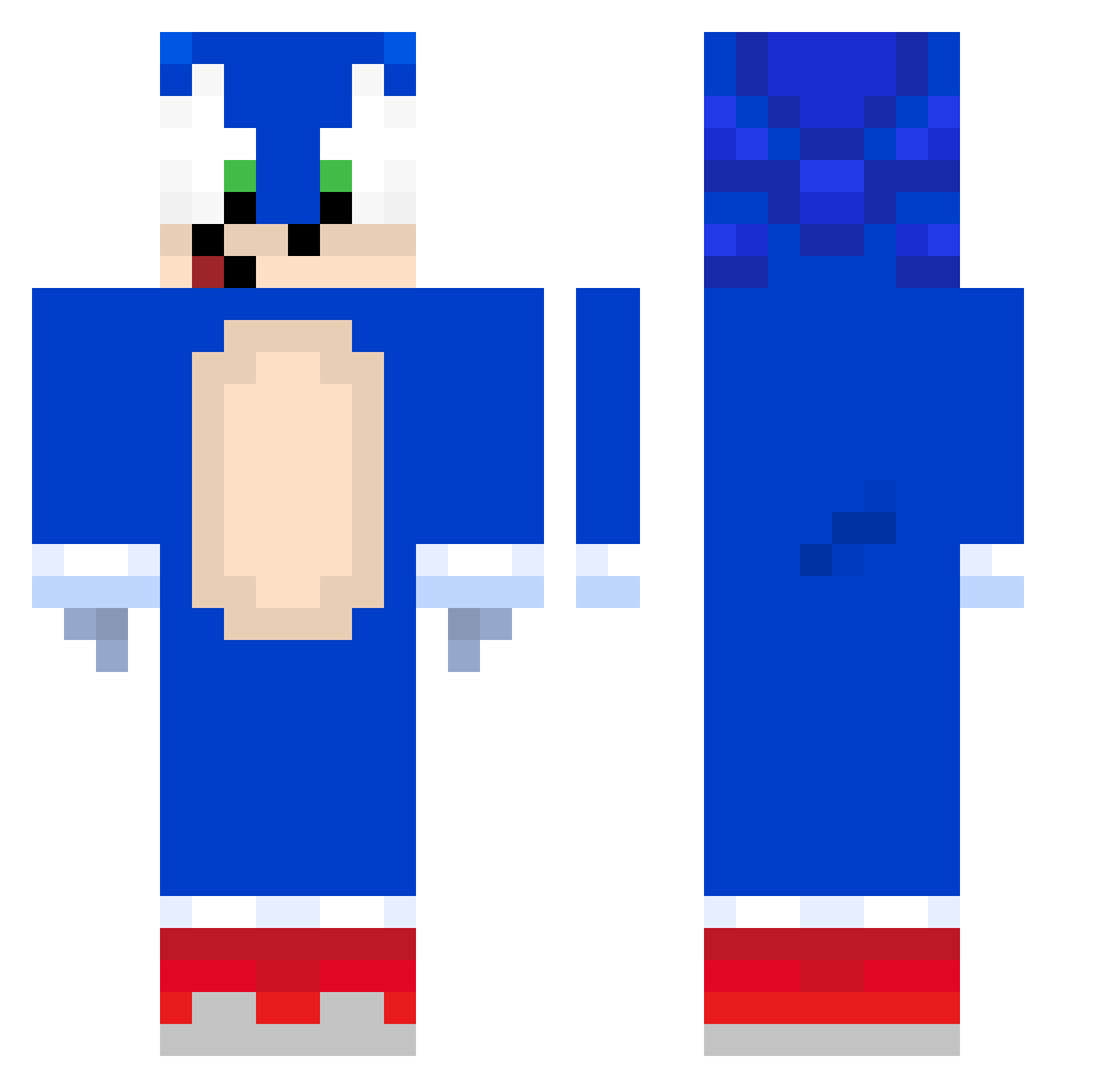 windy0711 Minecraft skin, front and back view
