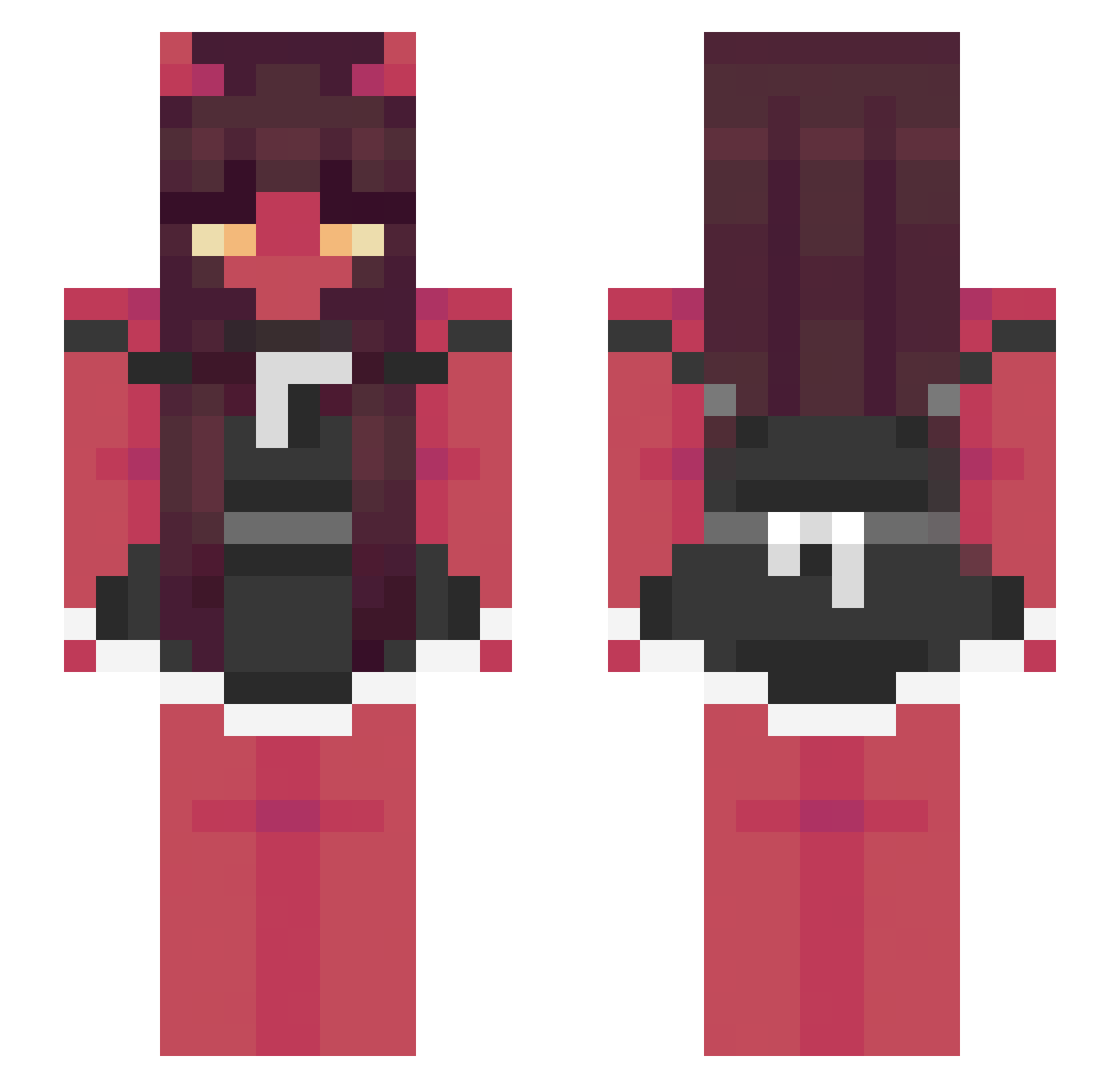 buff_koala Minecraft skin, front and back view