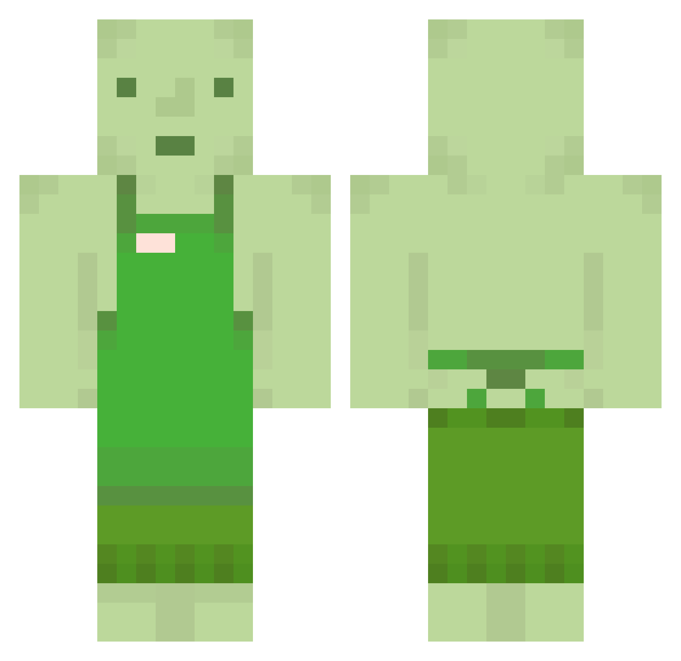 WhoIsSpectral Minecraft skin, front and back view