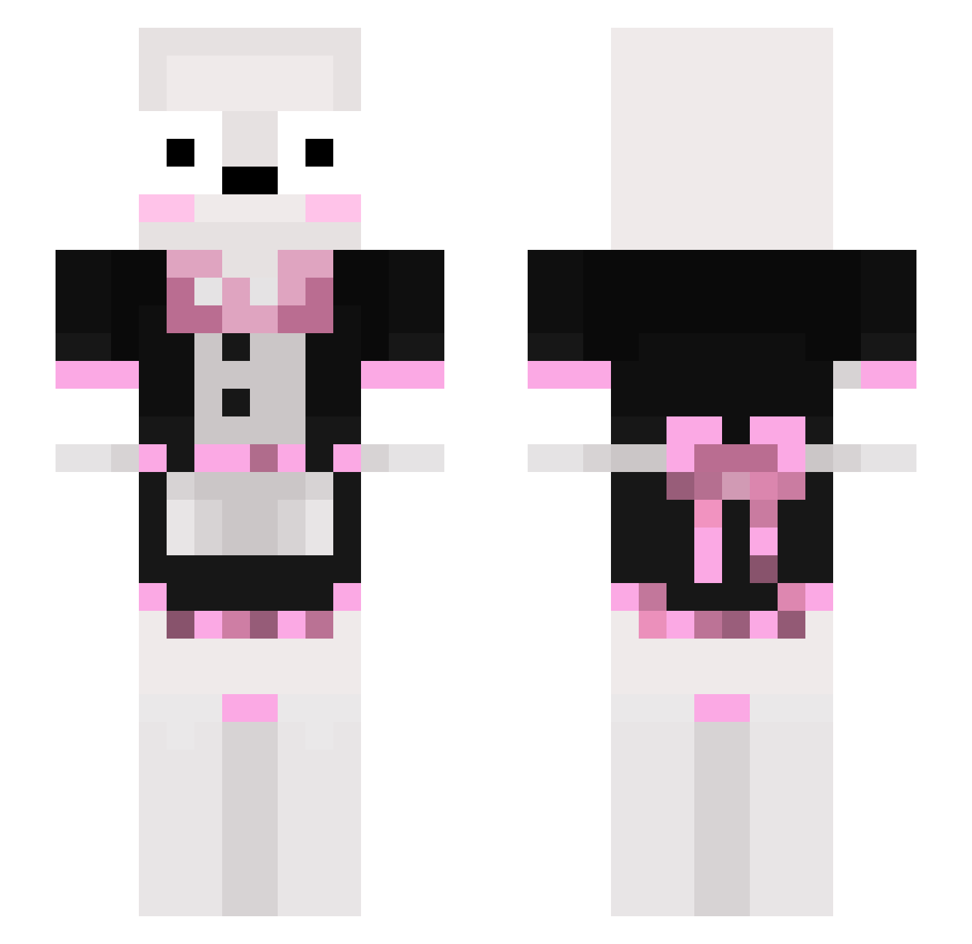 wacky_chuck Minecraft skin, front and back view