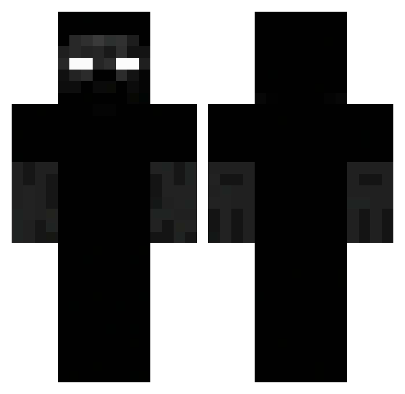 uocgipvpthua Minecraft skin, front and back view
