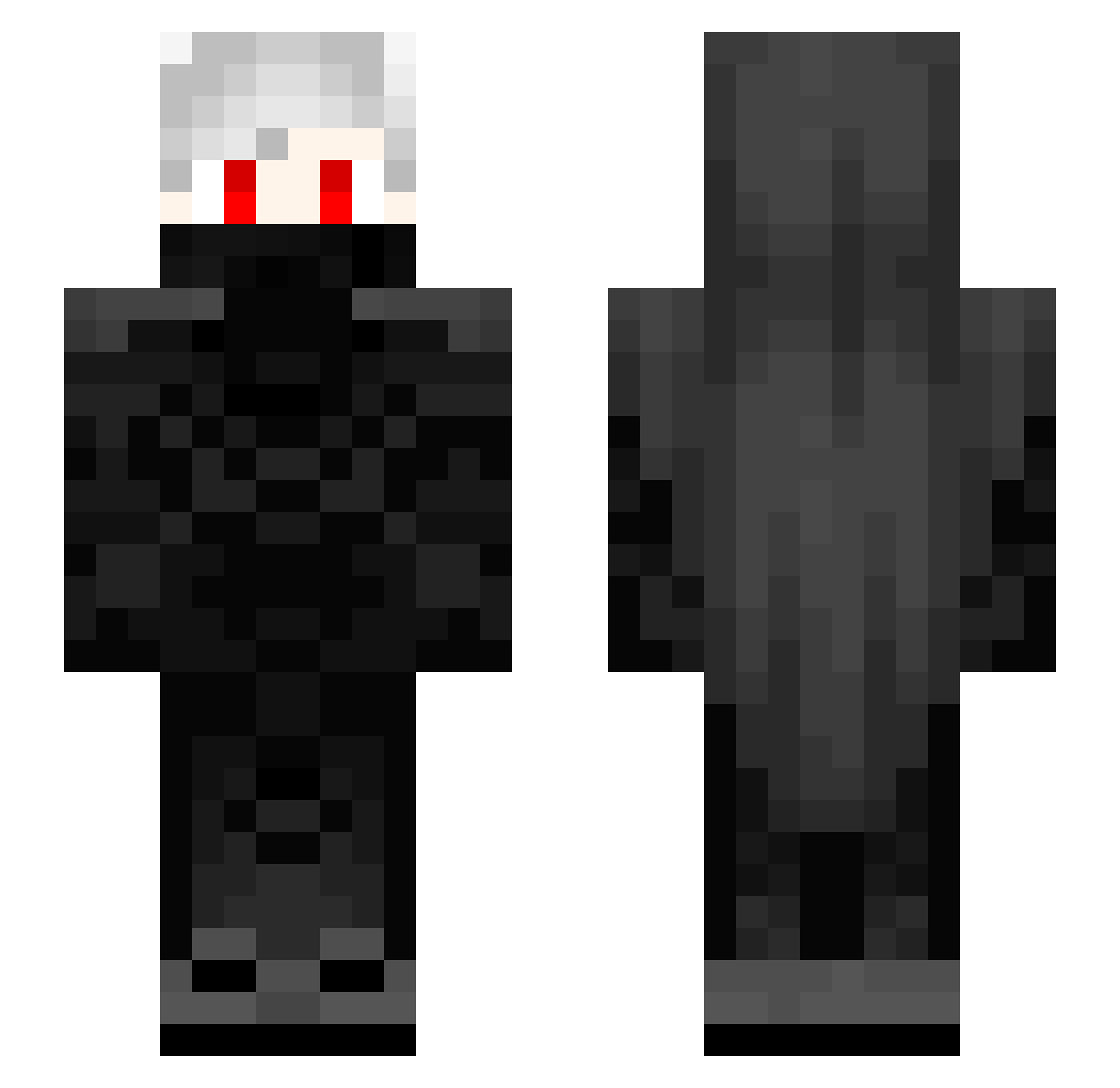 WookieeGong Minecraft skin, front and back view