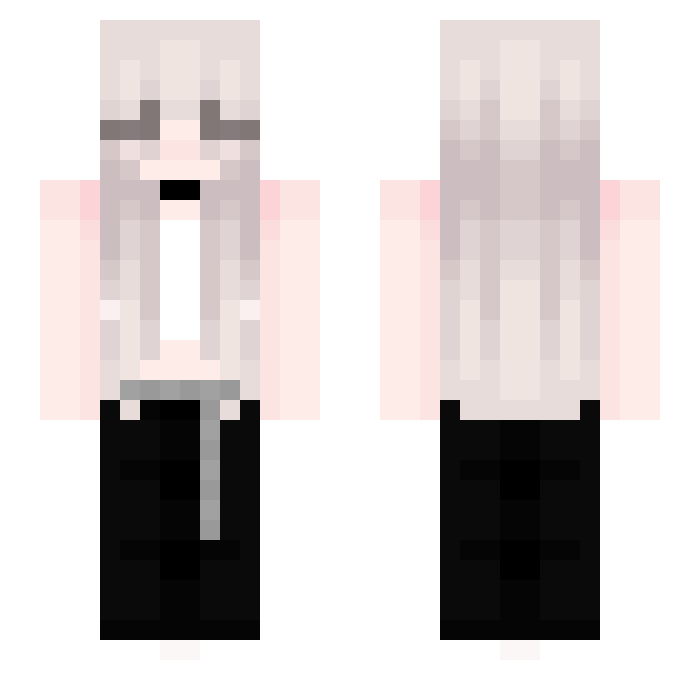 xSharon_ Minecraft skin, front and back view