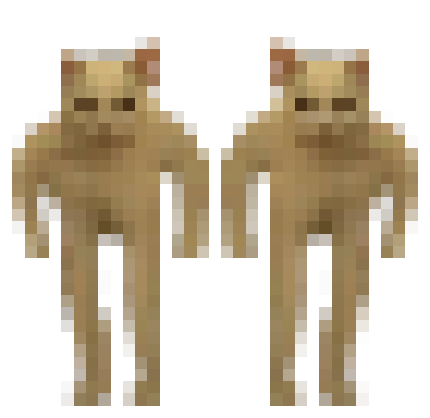 SleepyPhish Minecraft skin, front and back view