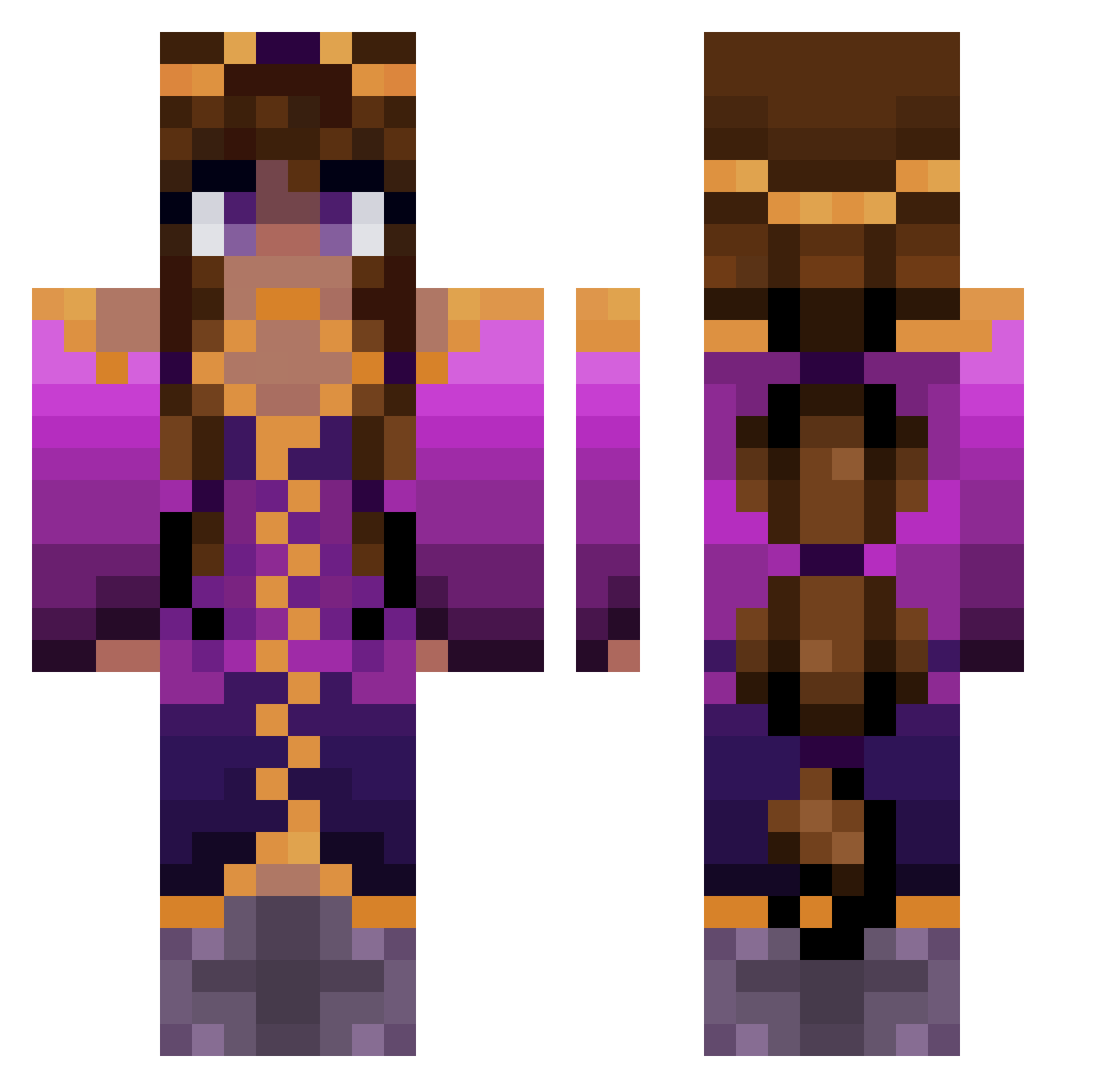 jayyy12 Minecraft skin, front and back view