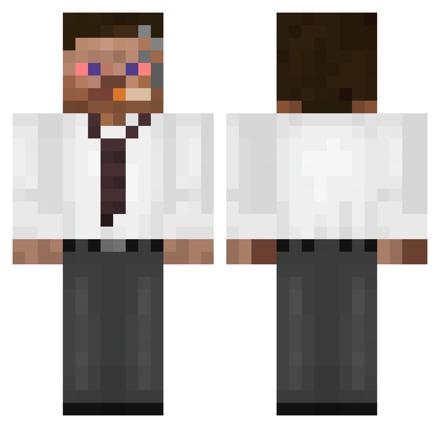 rem4k_ Minecraft skin, front and back view