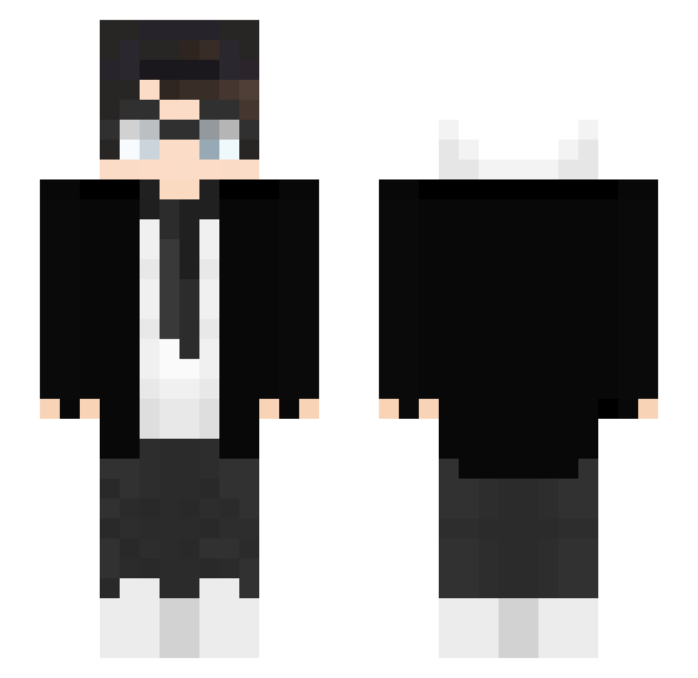 sNiPeXx_ Minecraft skin, front and back view