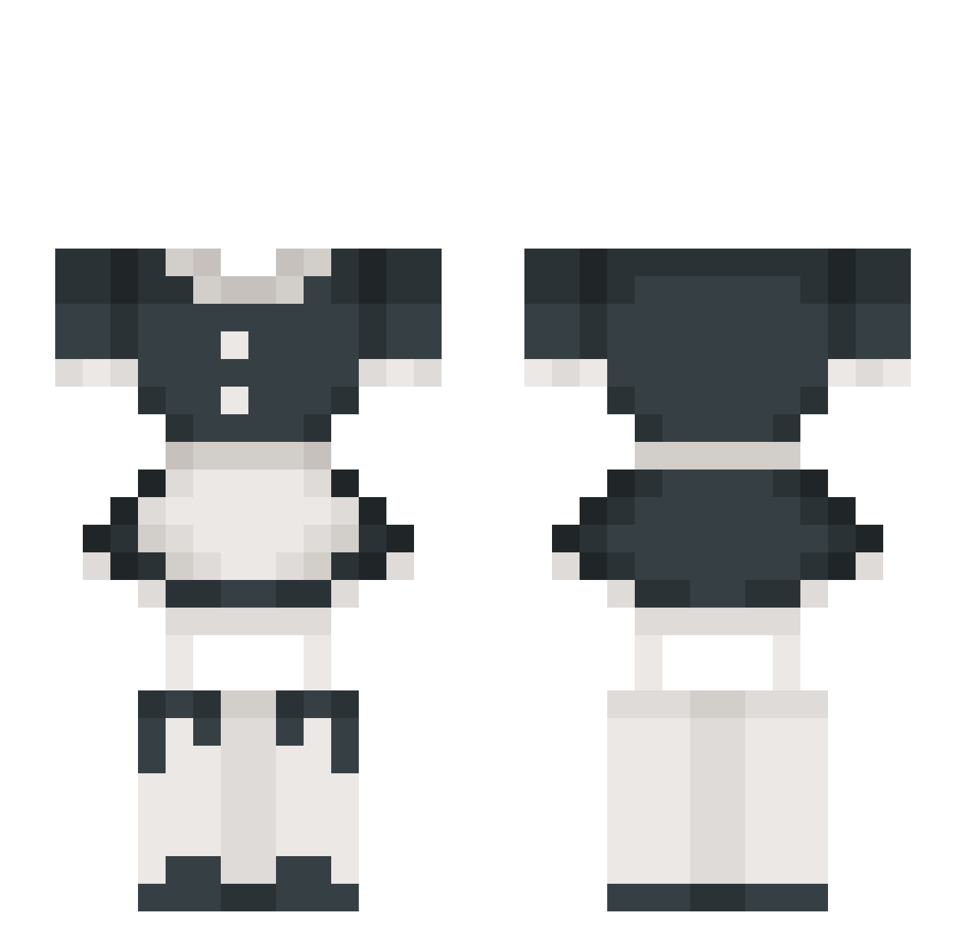 YoungReezy0 Minecraft skin, front and back view