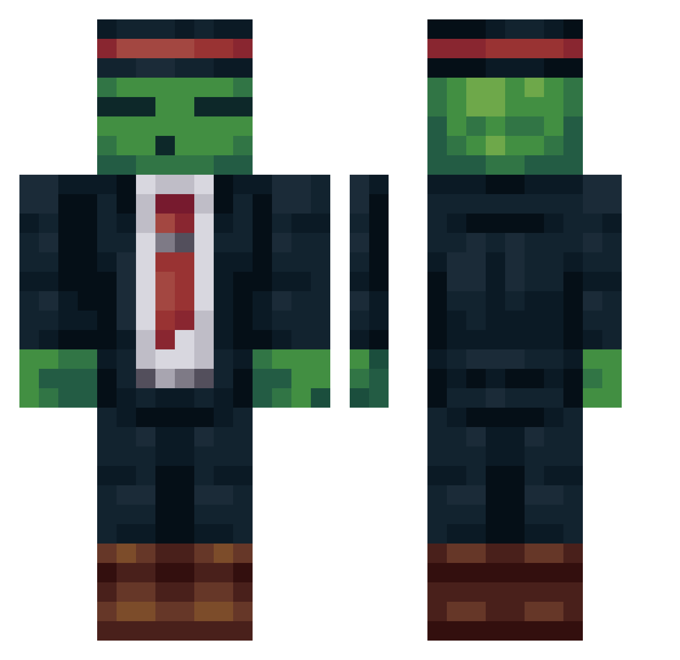 adultk1d Minecraft skin, front and back view